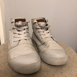 Bangs high tops in London fog